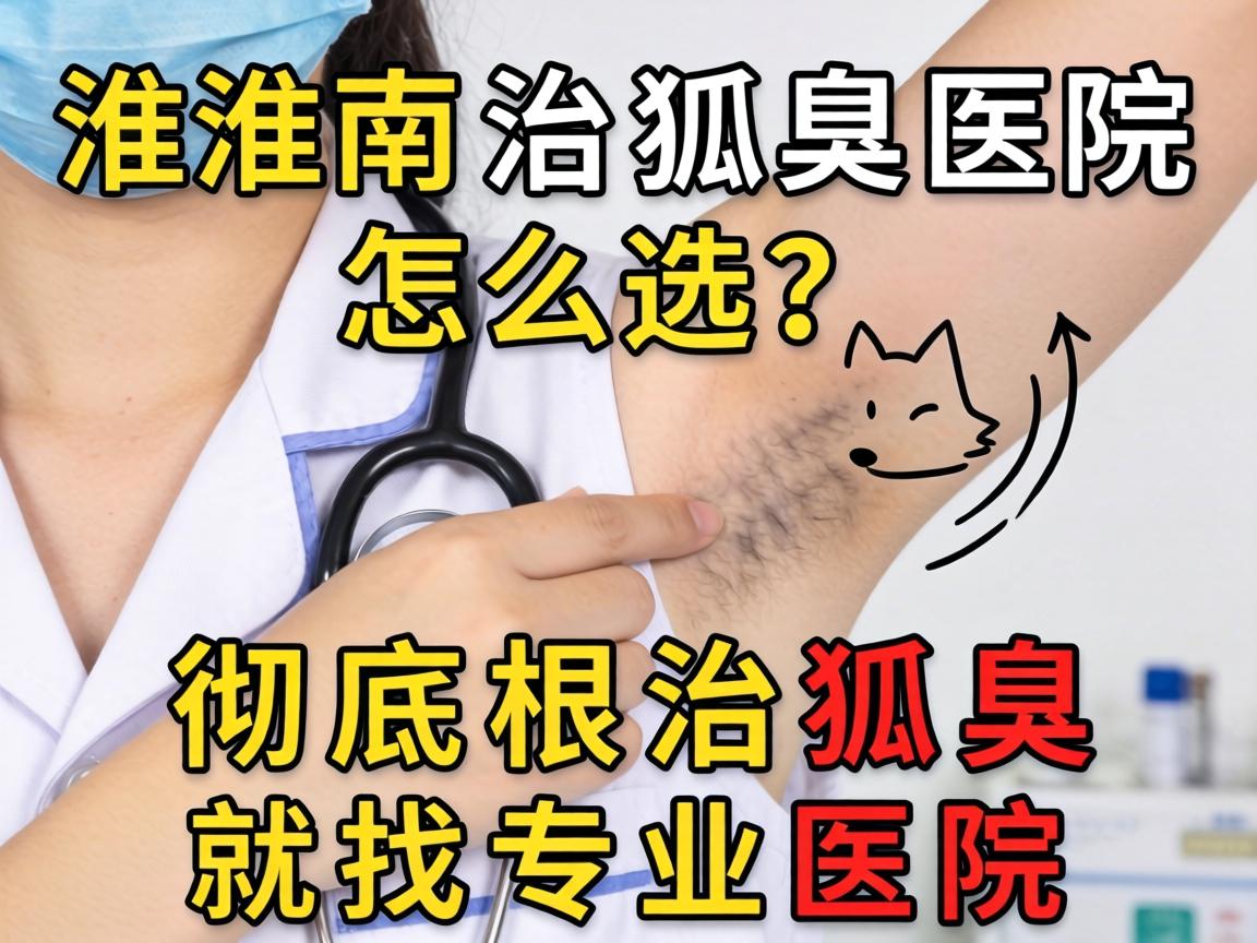 淮南治狐臭医院怎么选？彻底根治狐臭就找专业医院