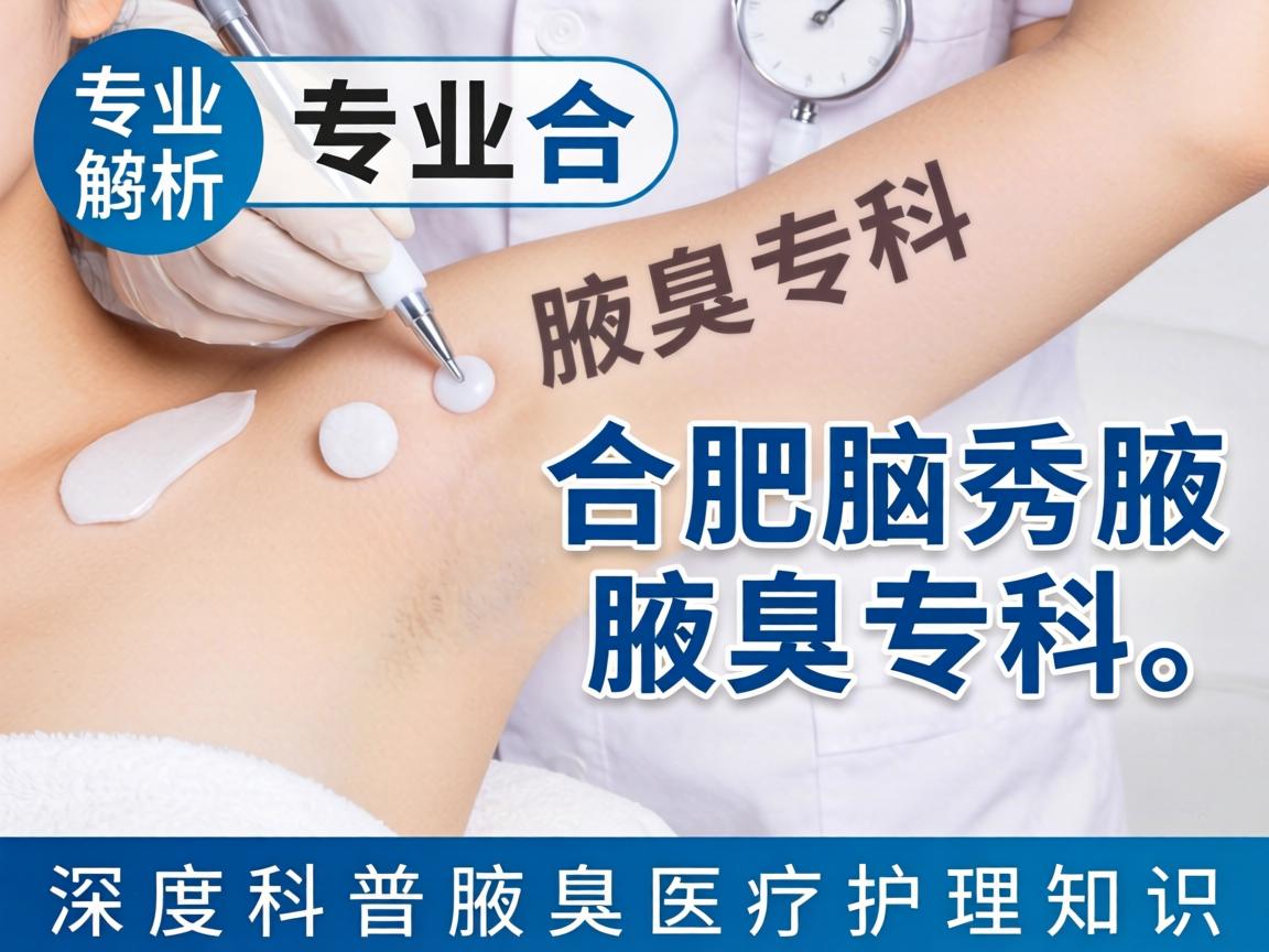 专业解析合肥腋秀腋臭专科，深度科普腋臭医疗护理知识