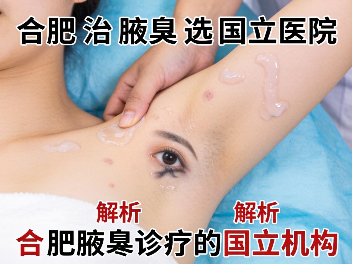 合肥治腋臭选国立医院，解析合肥腋臭诊疗的国立机构