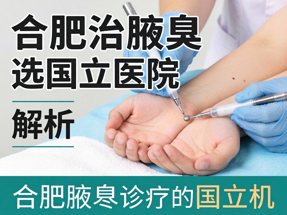 合肥治腋臭选国立医院，解析合肥腋臭诊疗的国立机构