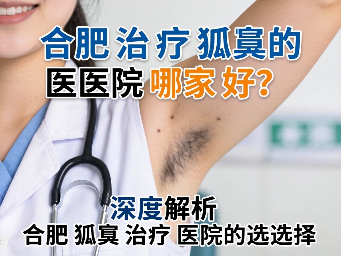 合肥治疗狐臭的医院哪家好？深度解析合肥狐臭治疗医院的选择