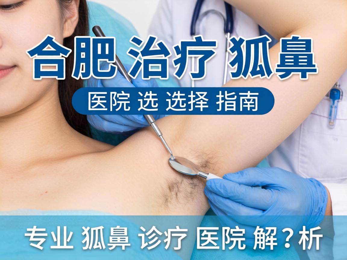 合肥治疗狐臭医院选择指南，专业狐臭诊疗医院解析