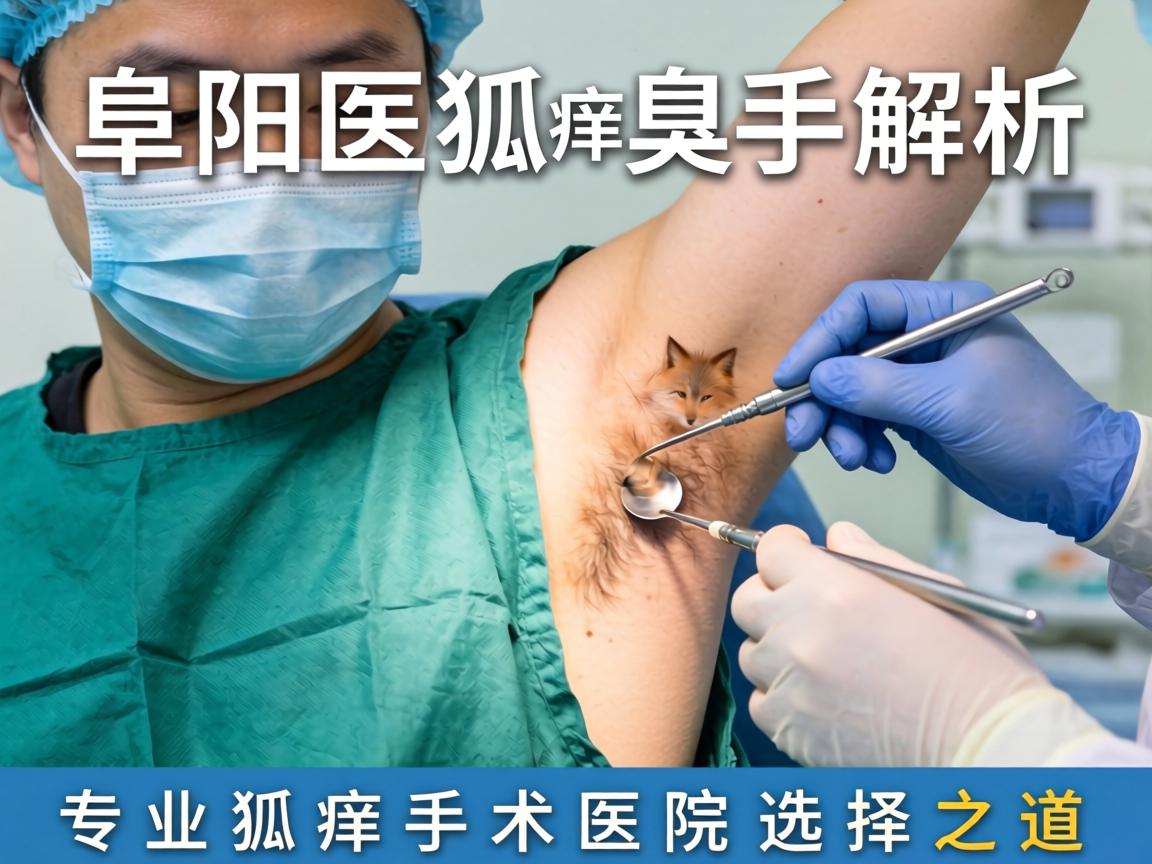 阜阳狐臭手术医院解析，专业狐臭手术医院的选择之道
