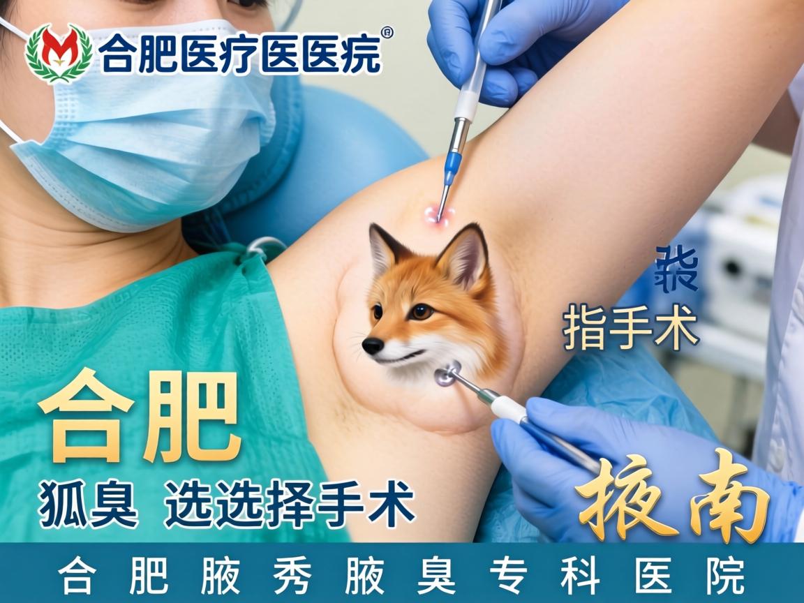 合肥狐臭手术选择指南，详解合肥腋秀腋臭专科医院