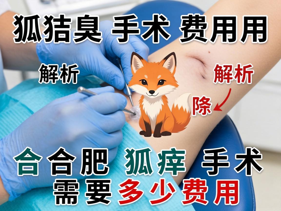 狐臭手术费用解析，合肥狐臭手术需要多少费用