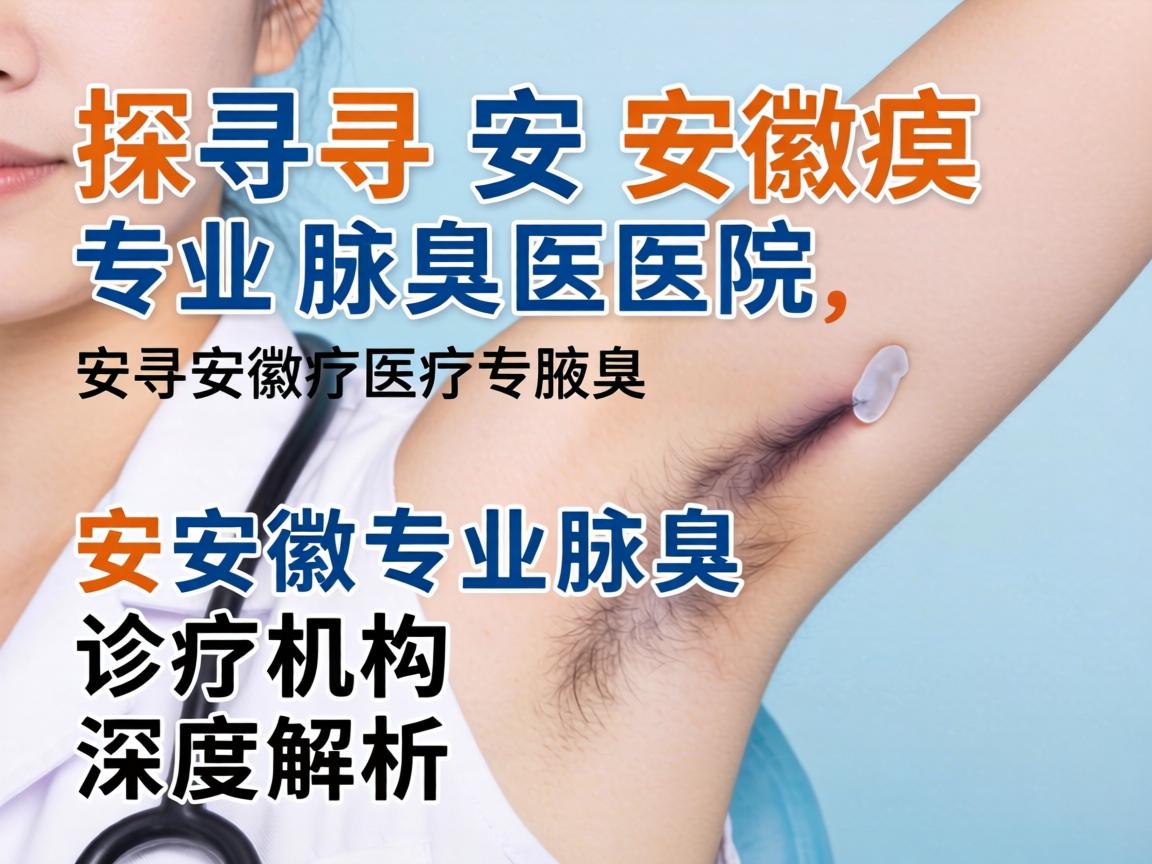 探寻安徽专业腋臭医院，安徽专业腋臭诊疗机构深度解析
