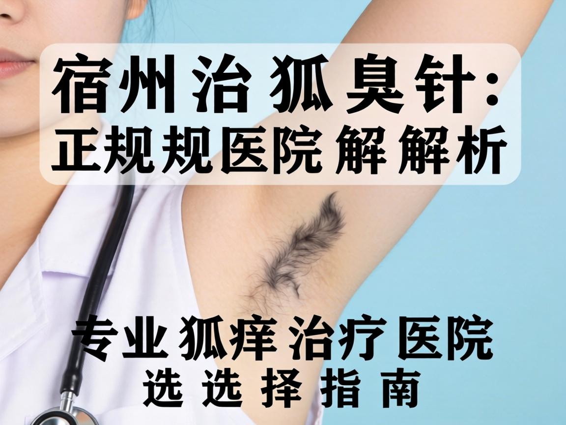 宿州治狐臭正规医院解析，专业狐臭治疗医院的选择指南