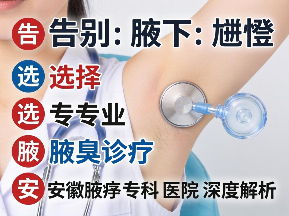 告别腋下尴尬，选择专业腋臭诊疗，安徽腋臭专科医院深度解析