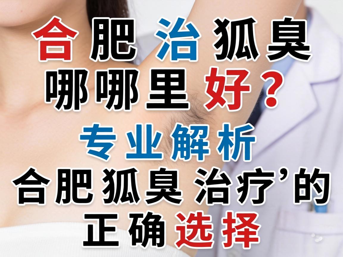 合肥治狐臭哪里好？专业解析合肥狐臭治疗的正确选择