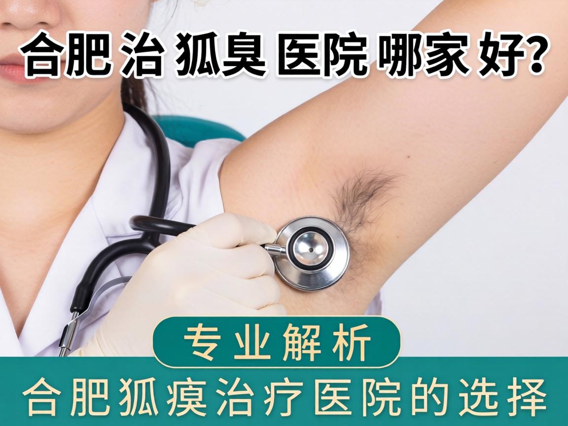 合肥治狐臭医院哪家好？专业解析合肥狐臭治疗医院的选择