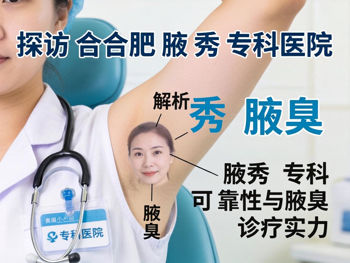 探访合肥腋秀腋臭专科医院，解析腋秀专科可靠性与腋臭诊疗实力