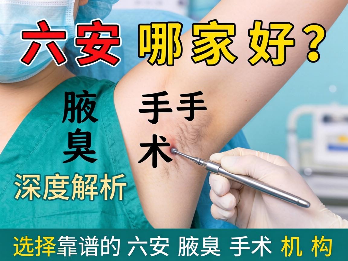 六安腋臭手术哪家好？深度解析如何选择靠谱的六安腋臭手术机构