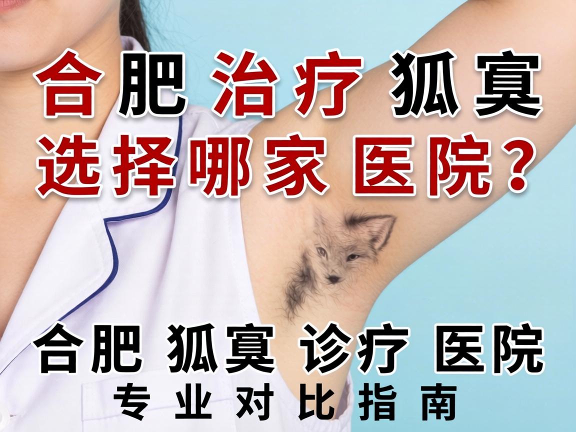 合肥治疗狐臭选择哪家医院？合肥狐臭诊疗医院专业对比指南
