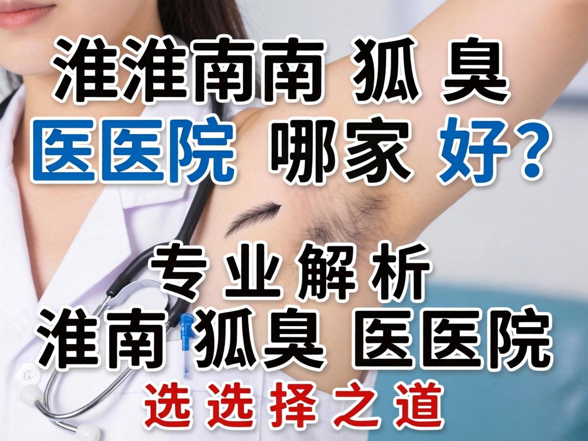 淮南狐臭医院哪家好？专业解析淮南狐臭医院选择之道