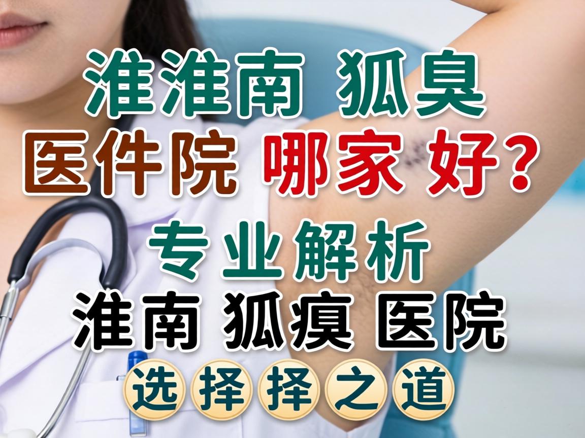 淮南狐臭医院哪家好？专业解析淮南狐臭医院选择之道