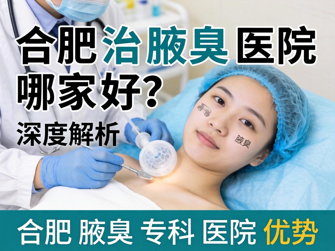 合肥治腋臭医院哪家好？深度解析合肥腋臭专科医院优势