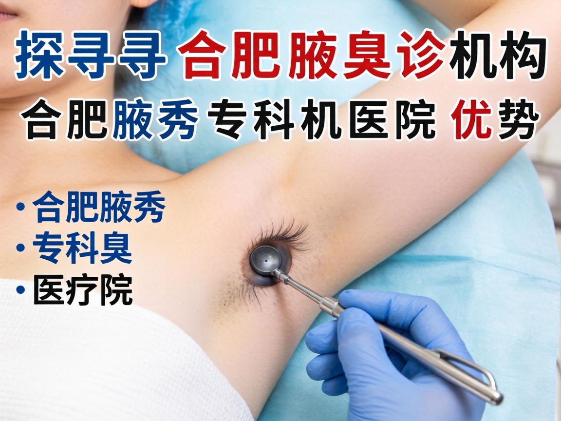 探寻合肥腋臭诊疗专业机构，详解合肥腋秀专科医院优势