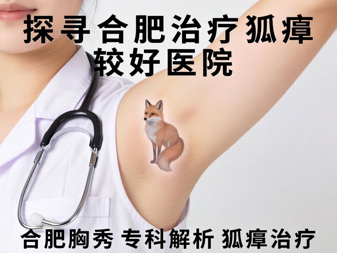 探寻合肥治疗狐臭较好医院，合肥腋秀专科解析狐臭治疗