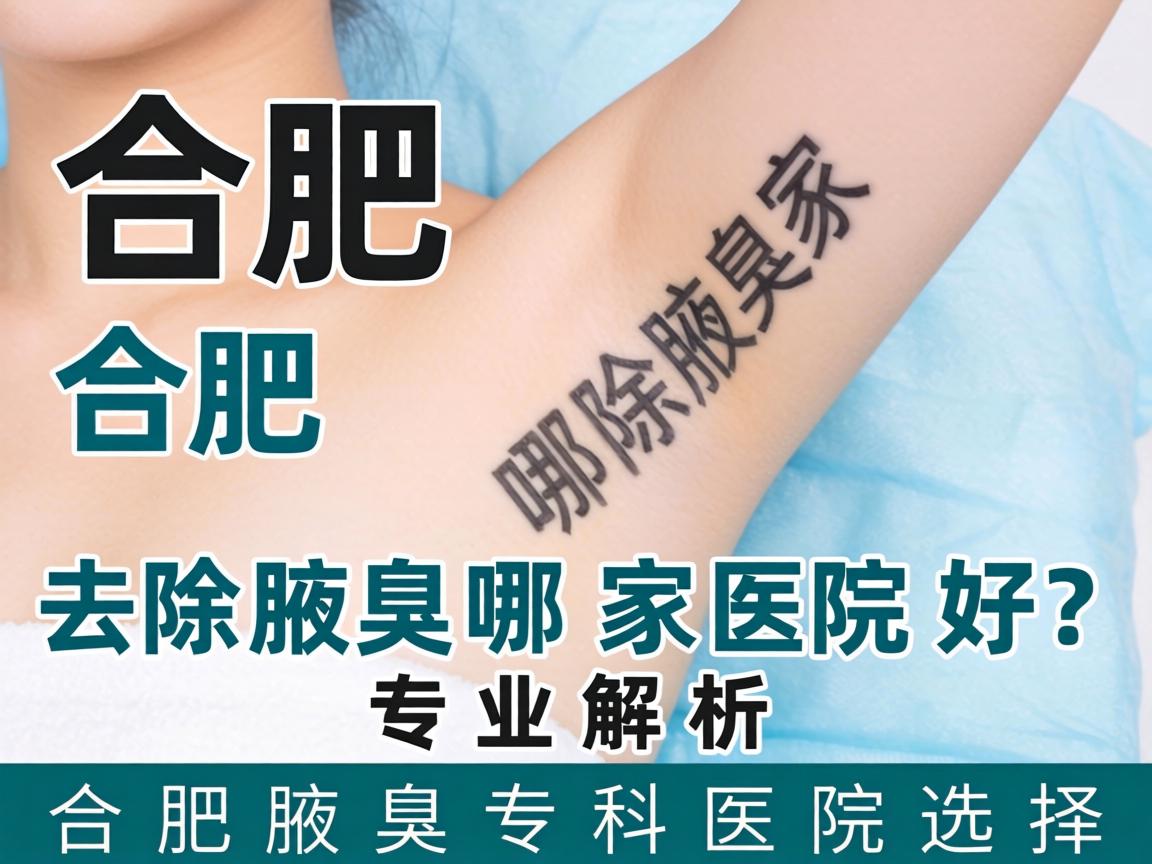 合肥去除腋臭哪家医院好？专业解析合肥腋臭专科医院选择
