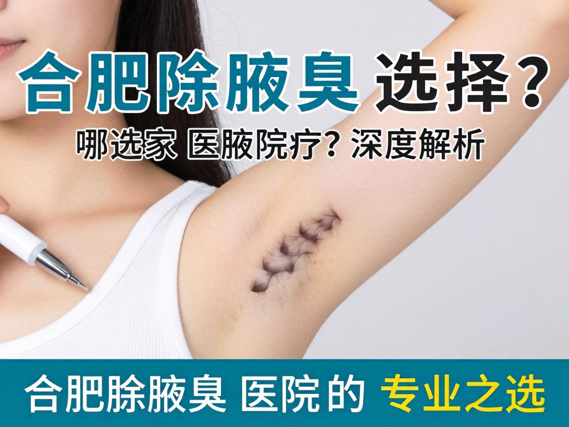 合肥除腋臭选择哪家医院？深度解析合肥除腋臭医院的专业之选