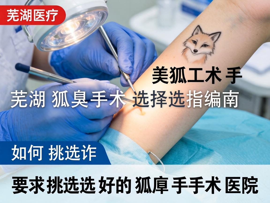 芜湖狐臭手术选择指南，如何挑选好的狐臭手术医院