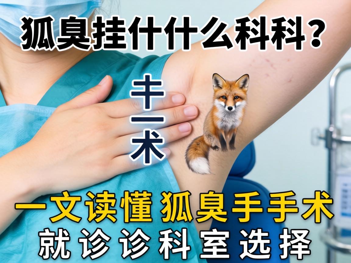 狐臭手术挂什么科？一文读懂狐臭手术就诊科室选择