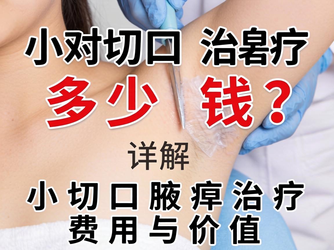 小切口治疗腋臭多少钱？详解小切口腋臭治疗费用与价值