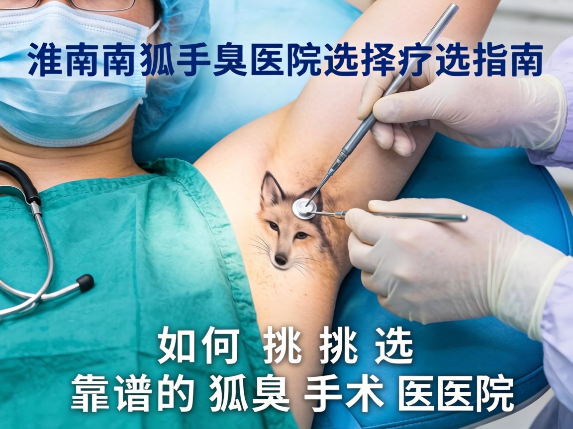 淮南狐臭手术医院选择指南，如何挑选靠谱的狐臭手术医院