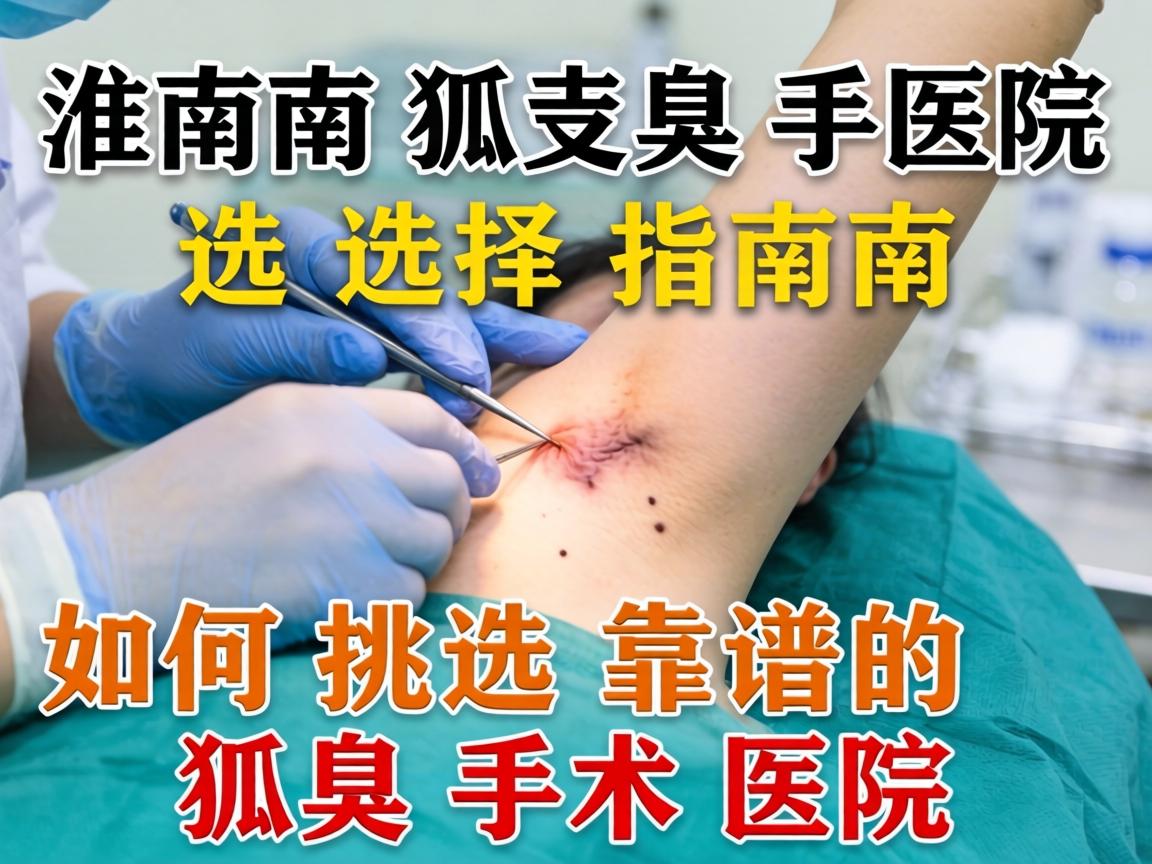 淮南狐臭手术医院选择指南，如何挑选靠谱的狐臭手术医院