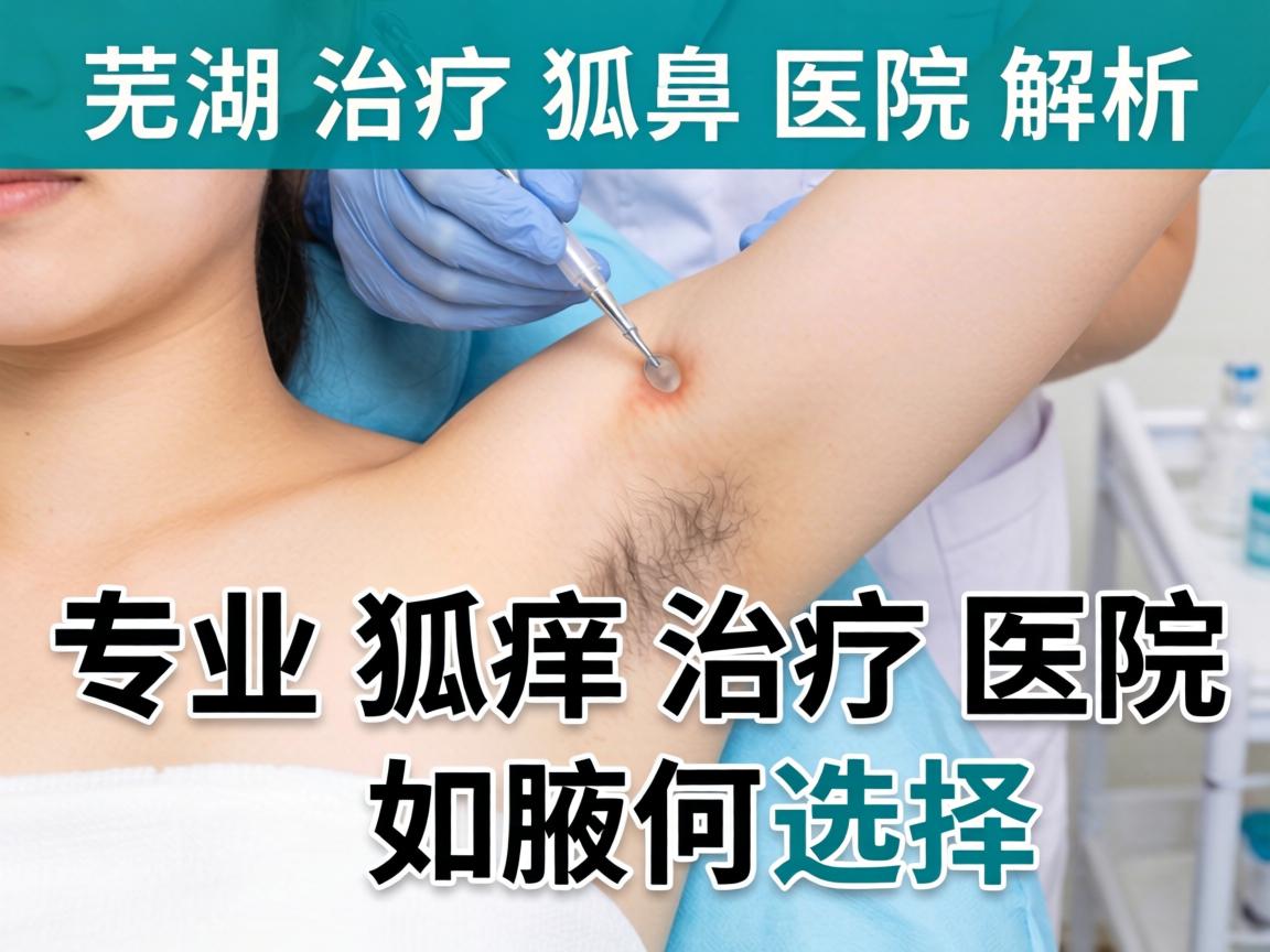 芜湖治疗狐臭医院解析，专业狐臭治疗医院如何选择