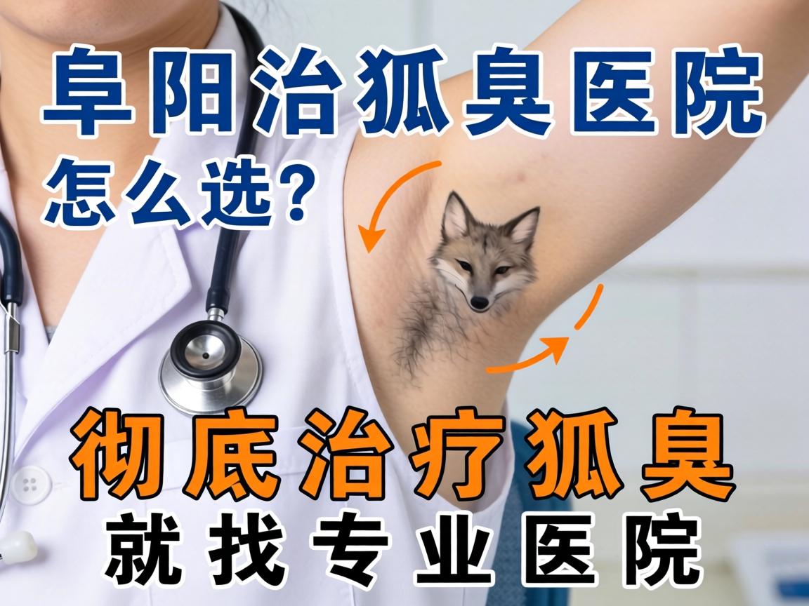 阜阳治狐臭医院怎么选？彻底治疗狐臭就找专业医院