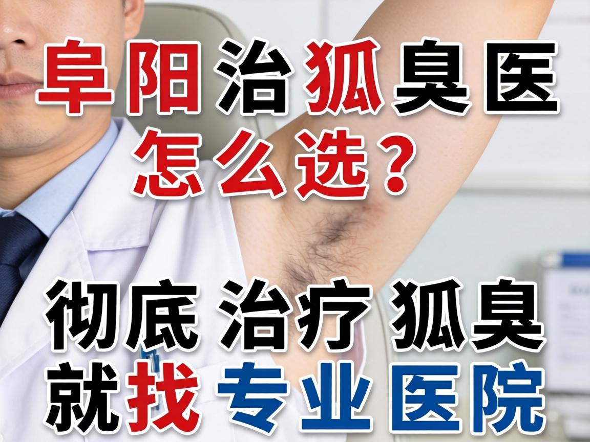阜阳治狐臭医院怎么选？彻底治疗狐臭就找专业医院