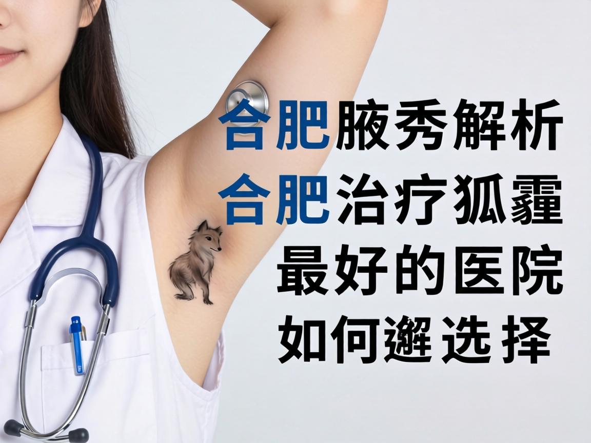 合肥腋秀解析，合肥治疗狐臭最好的医院如何选择