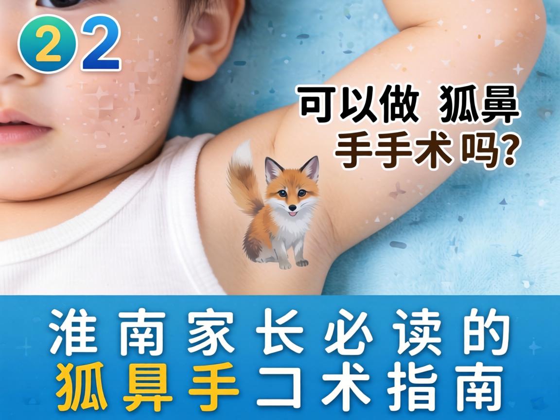 12岁可以做狐臭手术吗？淮南家长必读的狐臭手术指南