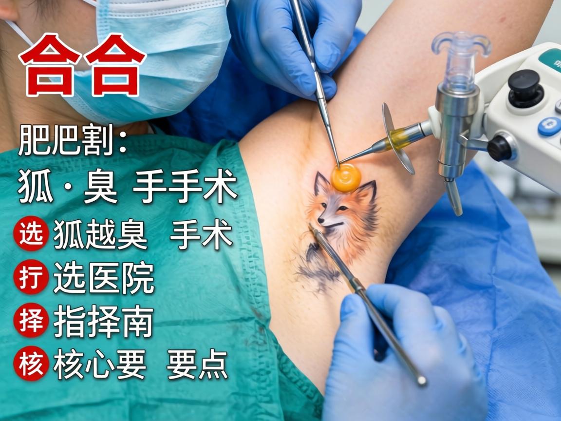 合肥割狐臭手术医院选择指南，详解狐臭手术核心要点