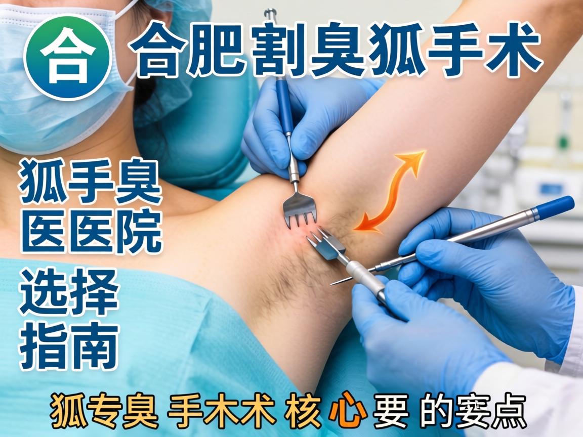 合肥割狐臭手术医院选择指南，详解狐臭手术核心要点