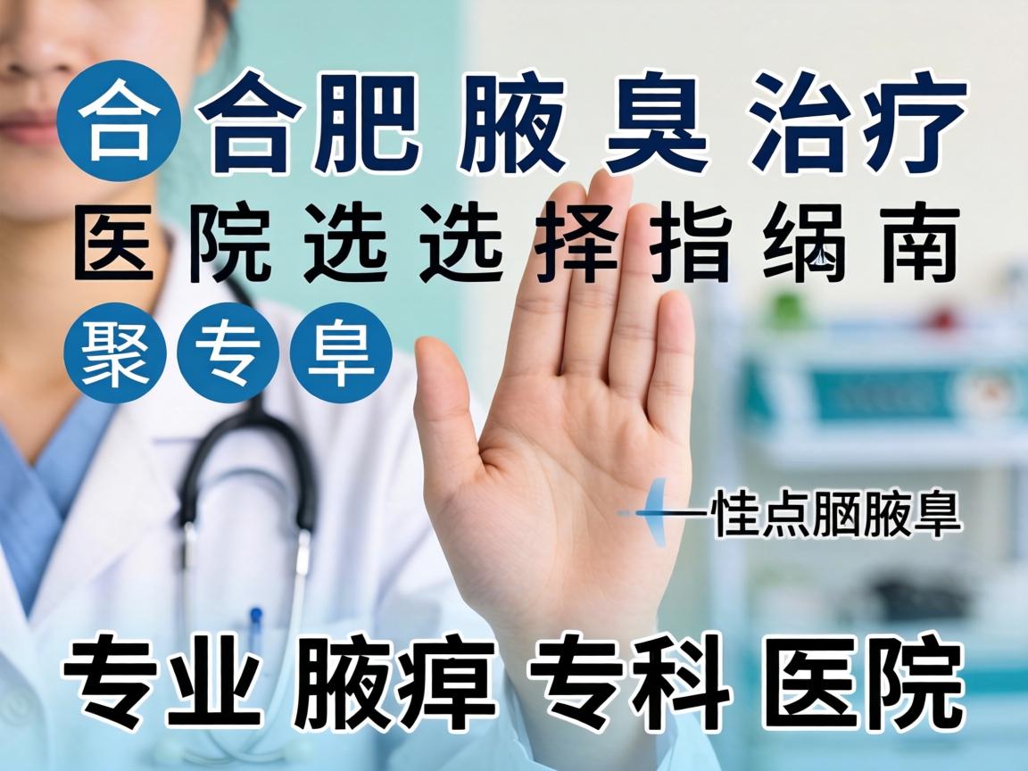 合肥腋臭治疗医院选择指南，聚焦专业腋臭专科医院
