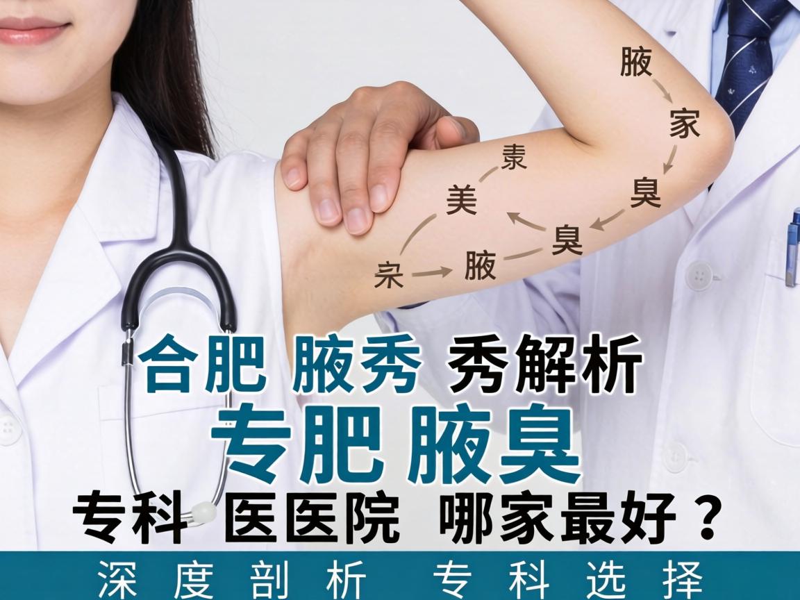 合肥腋秀解析，合肥腋臭专科医院哪家最好？深度剖析专科选择