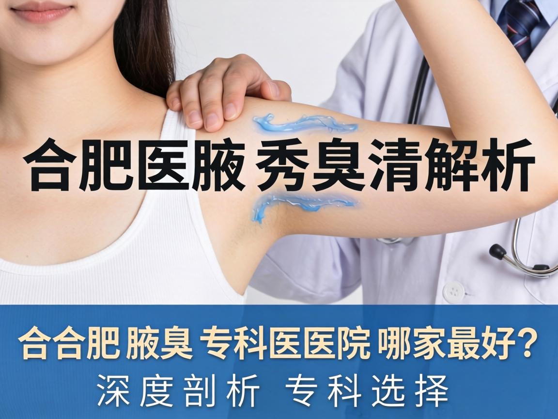 合肥腋秀解析，合肥腋臭专科医院哪家最好？深度剖析专科选择
