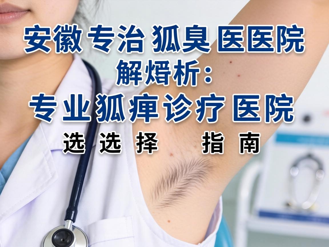 安徽专治狐臭医院解析，专业狐臭诊疗医院的选择指南