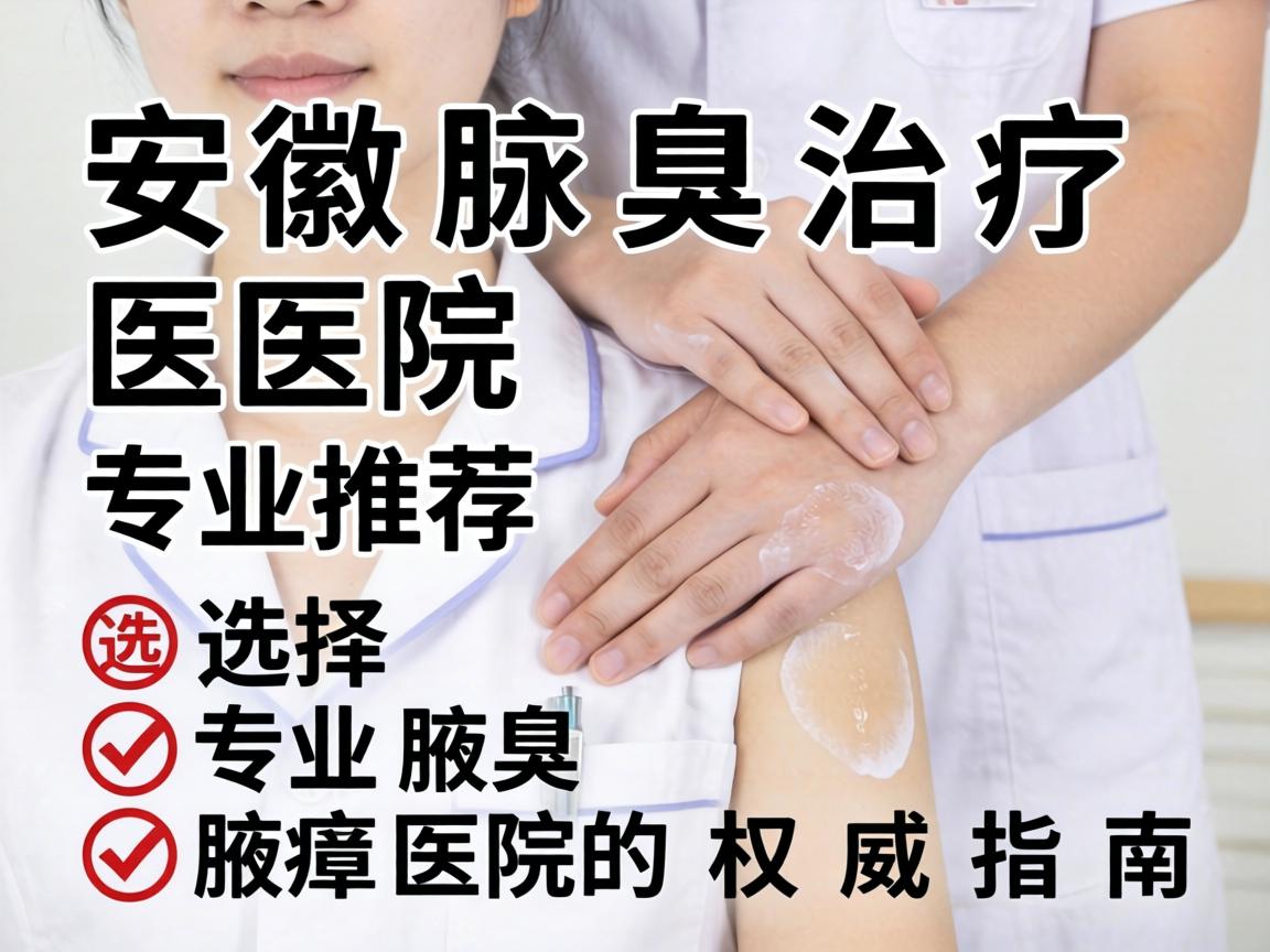 安徽腋臭治疗医院专业推荐，选择专业腋臭医院的权威指南
