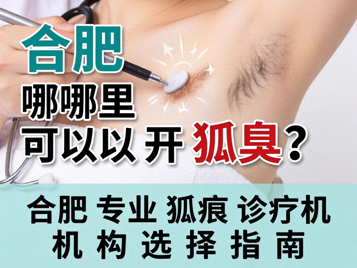 合肥哪里可以开狐臭？合肥专业狐臭诊疗机构选择指南