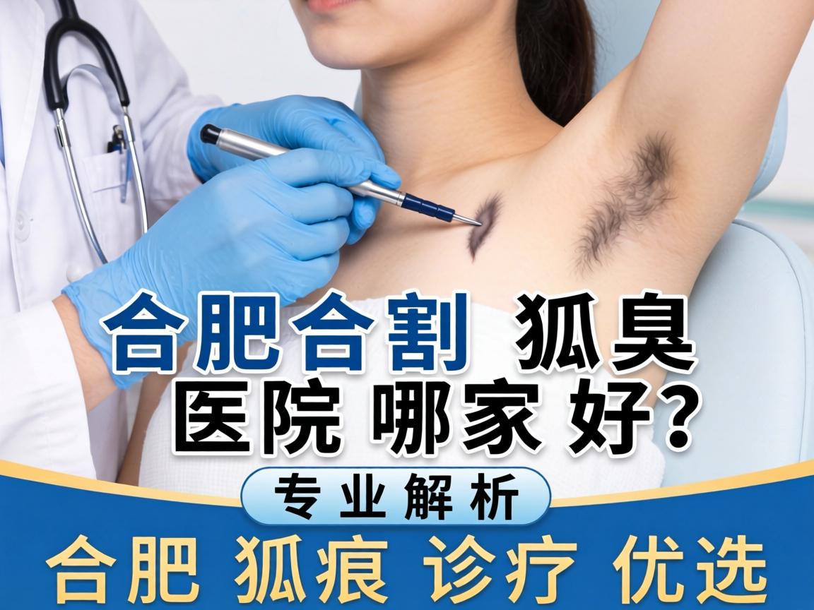 合肥割狐臭医院哪家好？专业解析合肥狐臭诊疗优选