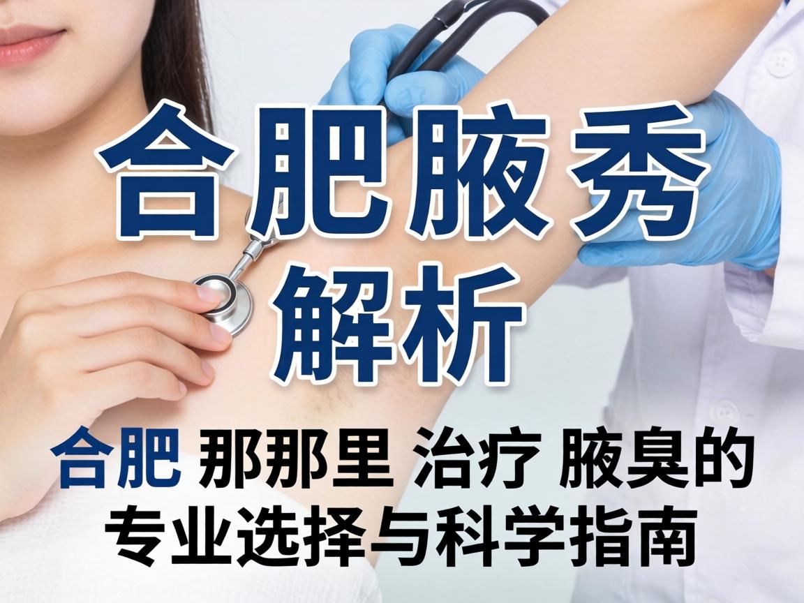 合肥腋秀解析，合肥那里治疗腋臭的专业选择与科学指南