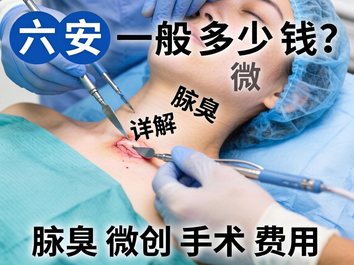 六安腋臭微创手术一般多少钱？详解腋臭微创手术费用