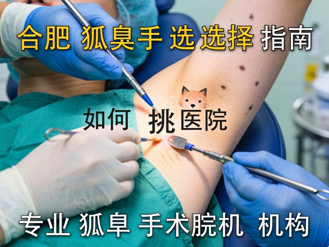 合肥狐臭手术医院选择指南，如何挑选专业狐臭手术机构