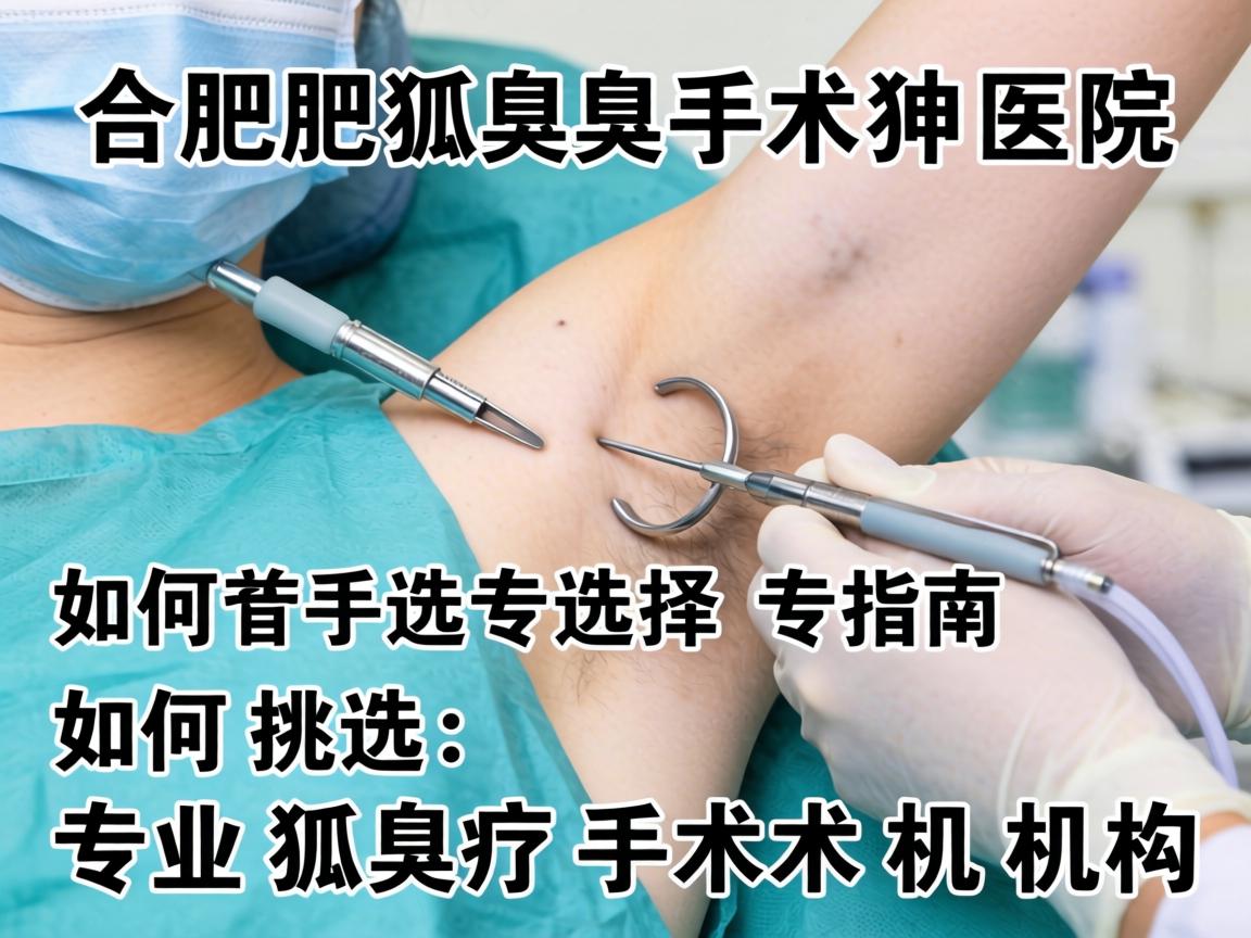 合肥狐臭手术医院选择指南，如何挑选专业狐臭手术机构