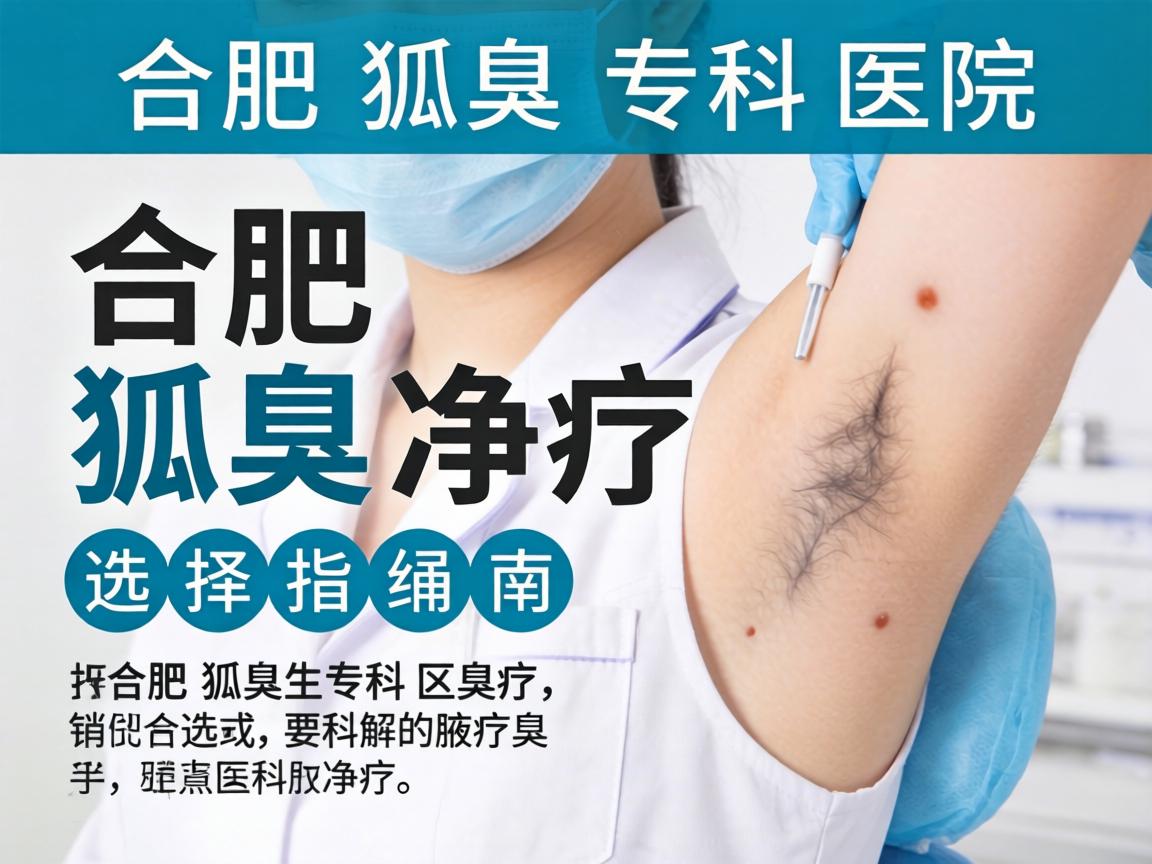 合肥狐臭净疗选择指南，详解合肥狐臭专科医院