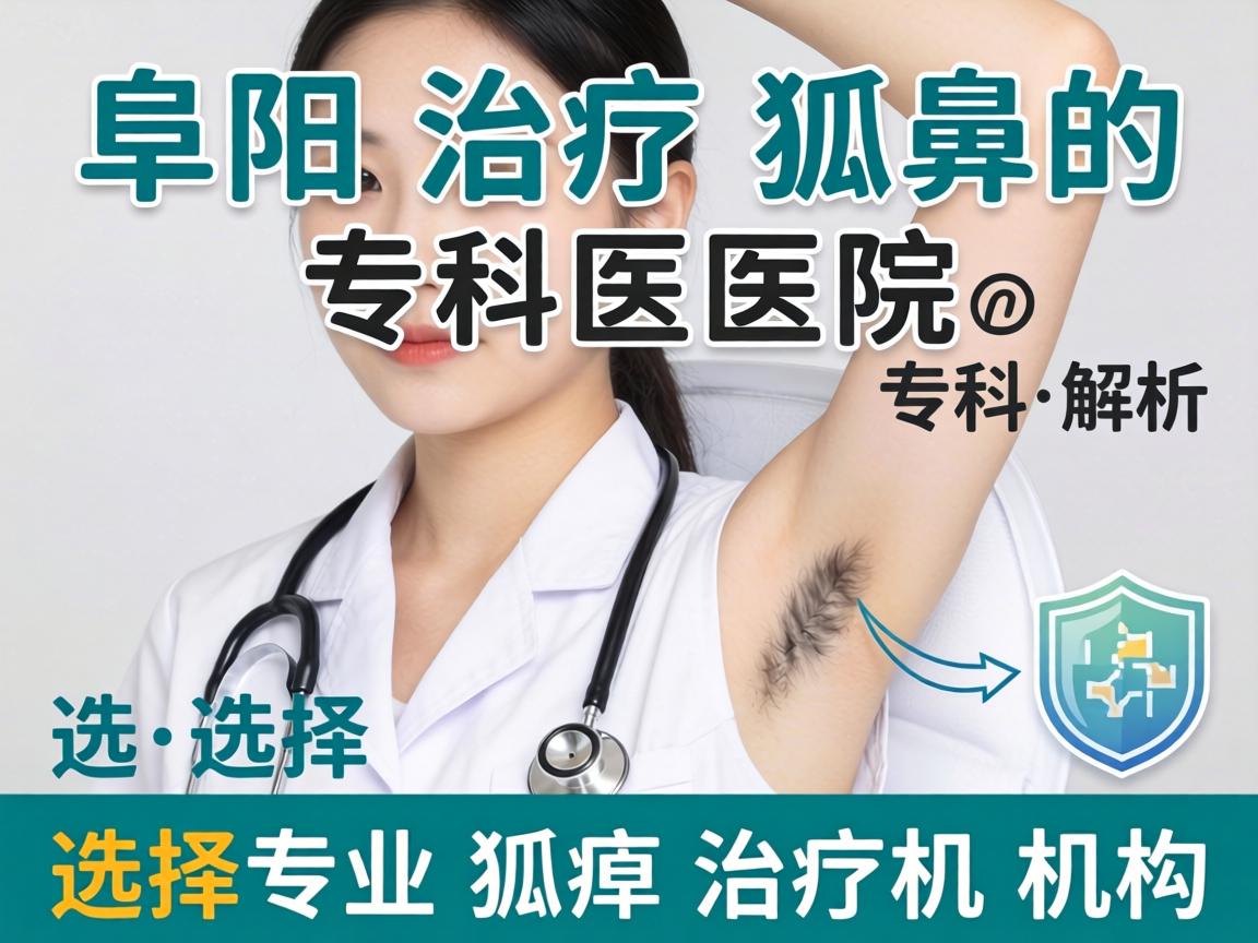 阜阳治疗狐臭的专科医院解析，如何选择专业狐臭治疗机构