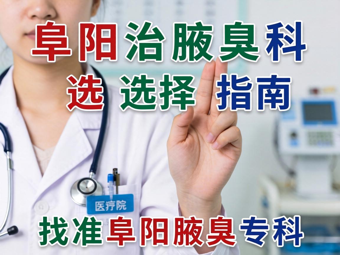 阜阳治腋臭科医院选择指南，如何找准阜阳腋臭专科